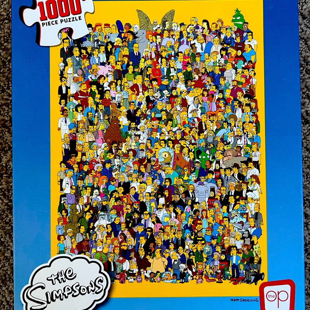 The Simpsons puzzle “Cast of Thousands” 1000 pcs